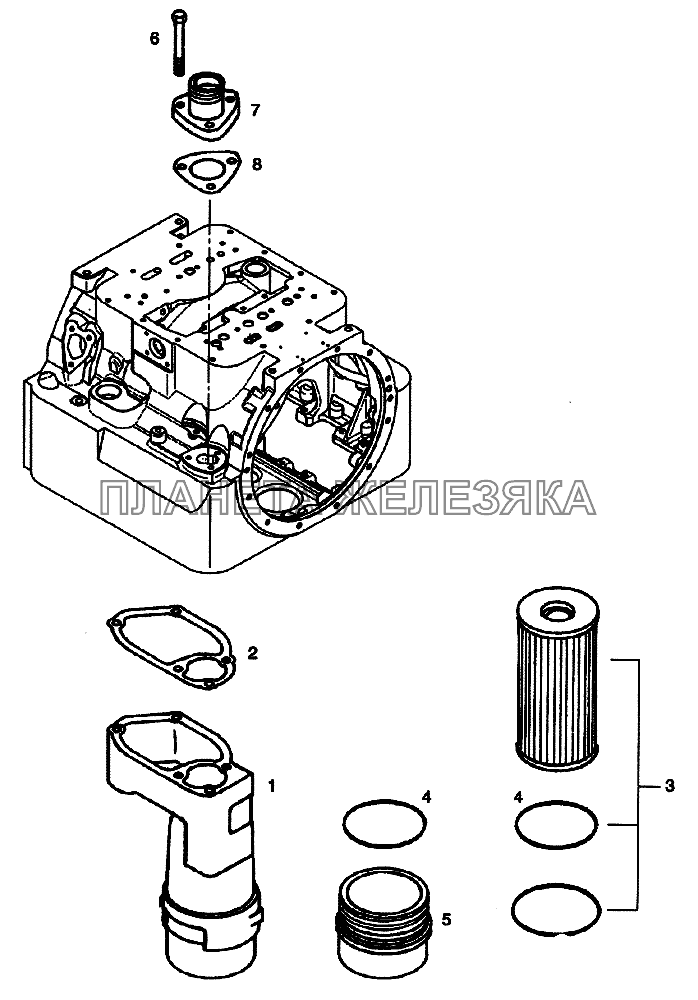 Маслофильтр DIWA.3Е ЛиАЗ-5256, 6212 (2006)